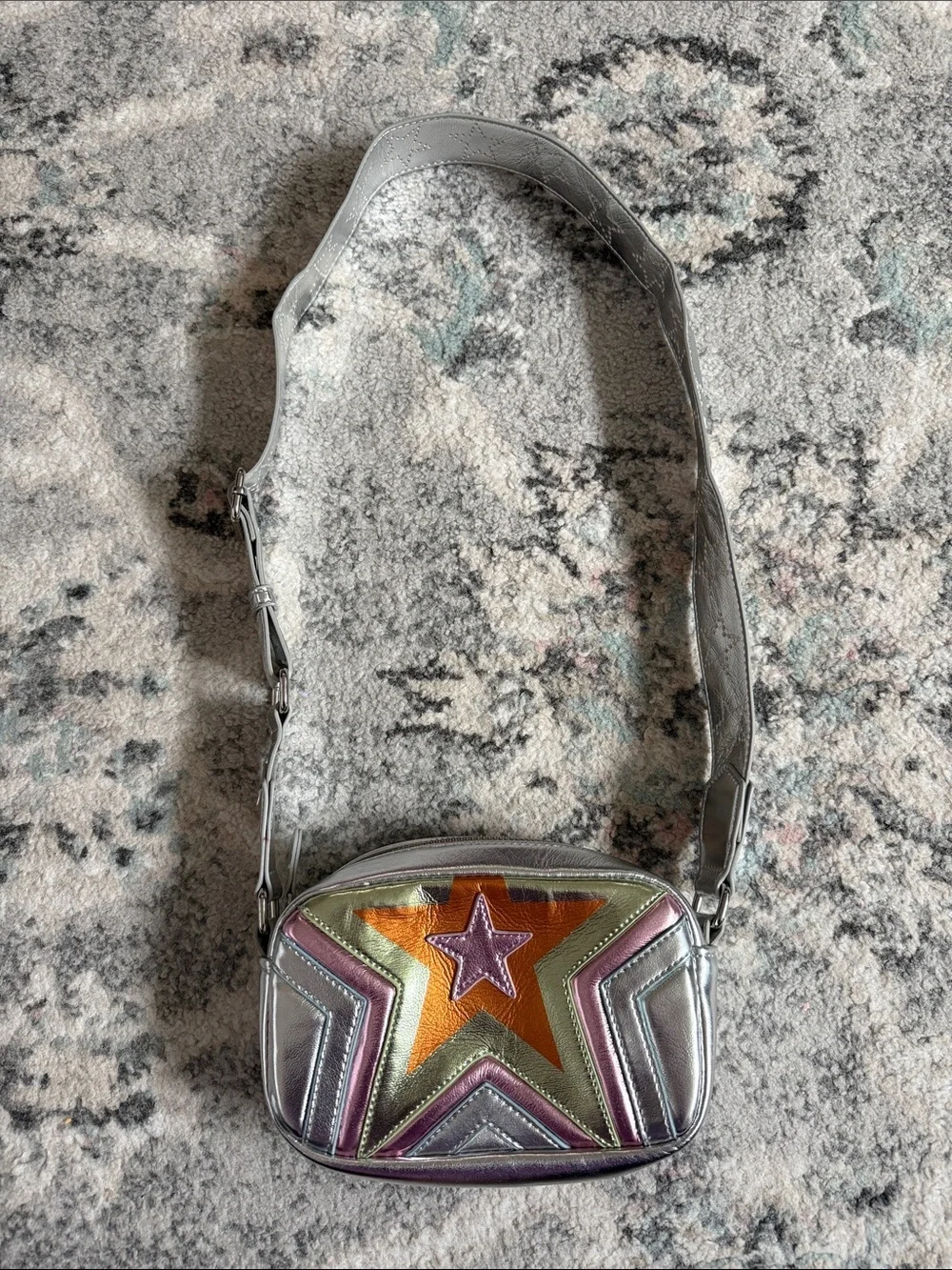 Stella McCartney Kids Silver Star Purse